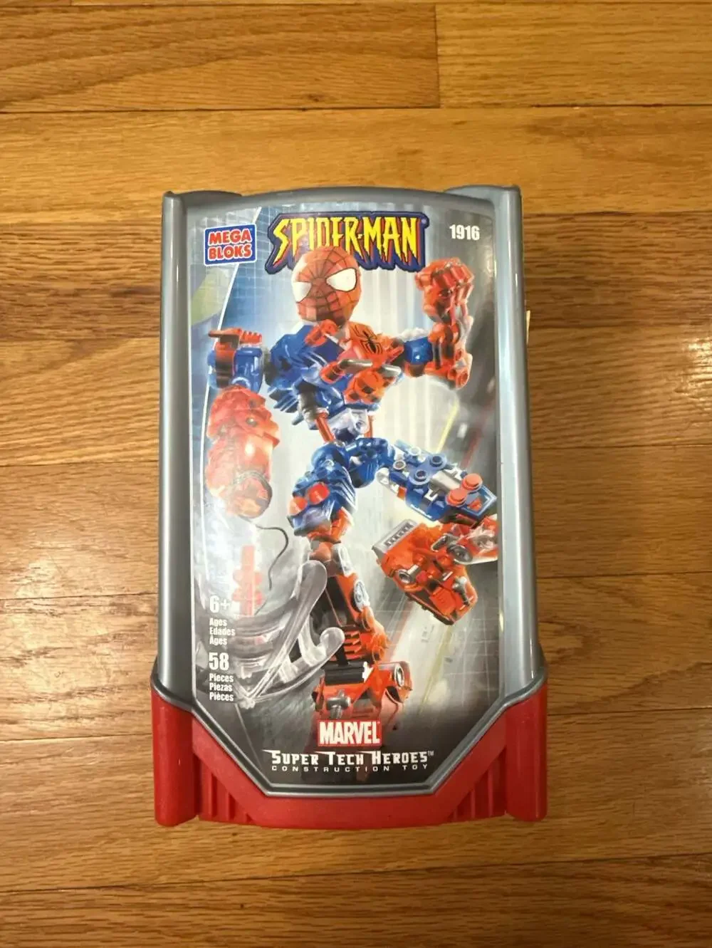 2004 Mega Bloks Super Tech Hero’s SPIDER-MAN #1916 PRE-OWNED with paperwork